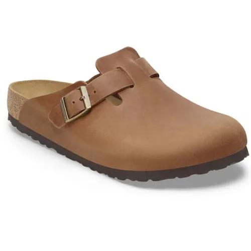 Boston Leather Oiled Sandals - Birkenstock - Modalova