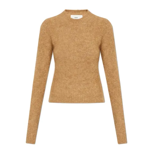Alpaca Crewneck Sweater - Ami Paris - Modalova