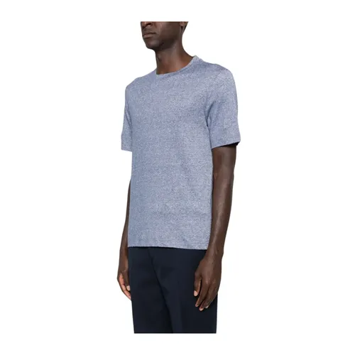 Linen Blend T-shirt - Brunello Cucinelli - Modalova