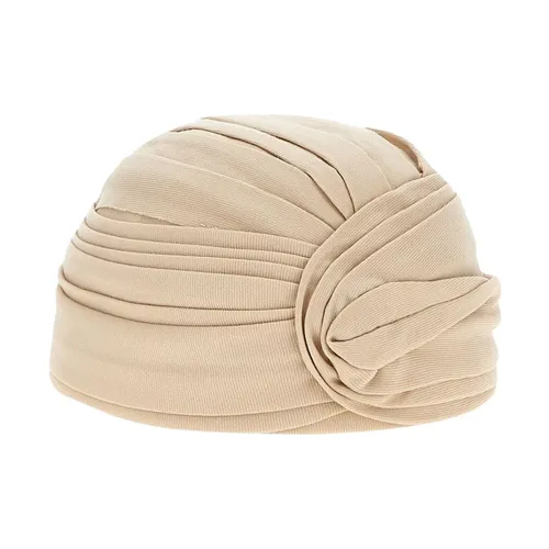 Beige Wide Brim Hat - Valentino Garavani - Modalova