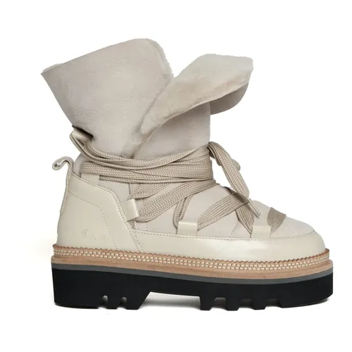 Beige Ankle Boots for Women - Hogan - Modalova