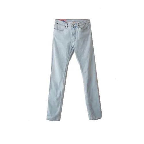 Blue Denim Jeans with Back Logo - Acne Studios - Modalova