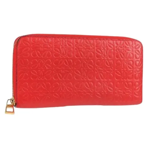 Pre-owned Leather Wallet - Loewe Pre-owned - Modalova
