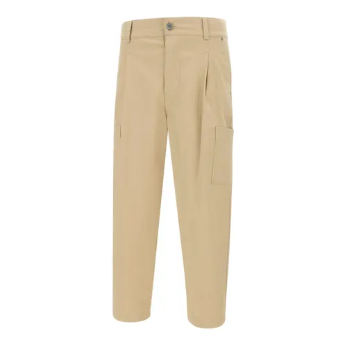 Cropped Twill Trousers - Drole de Monsieur - Modalova