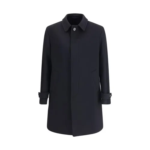 Wool Coat with Button Closure - Lardini - Modalova