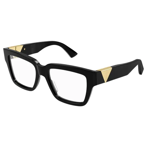 Matte Black Eyewear Frames - Bottega Veneta - Modalova