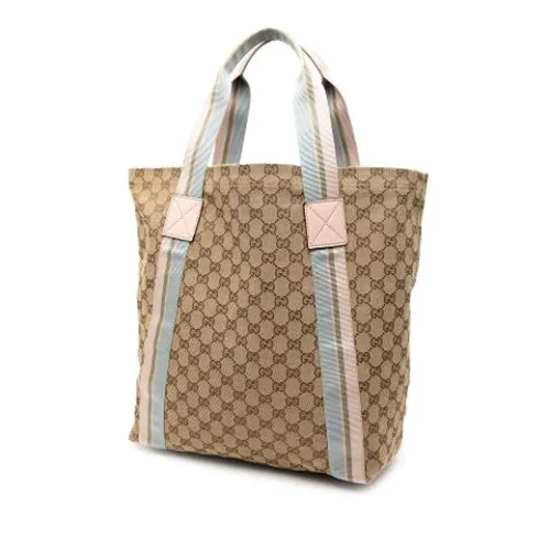 Pre-owned Canvas Tote - Gucci Vintage - Modalova