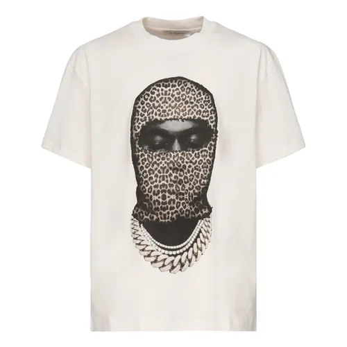 Beige Cotton T-shirt with Print - IH NOM UH NIT - Modalova
