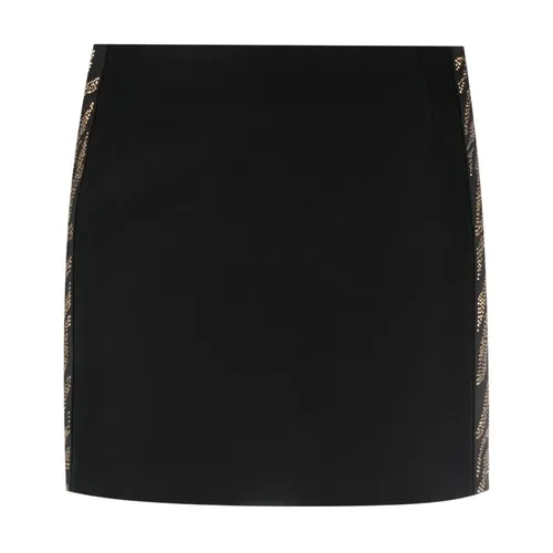 Black Mini Skirt Polyester Elastane - Just Cavalli - Modalova