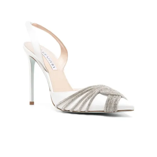 White Slingback Pumps - Aquazzura - Modalova