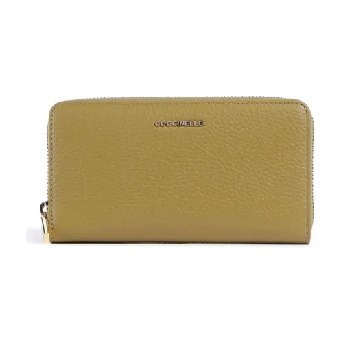 Metallic Soft Zip Around Wallet - Coccinelle - Modalova