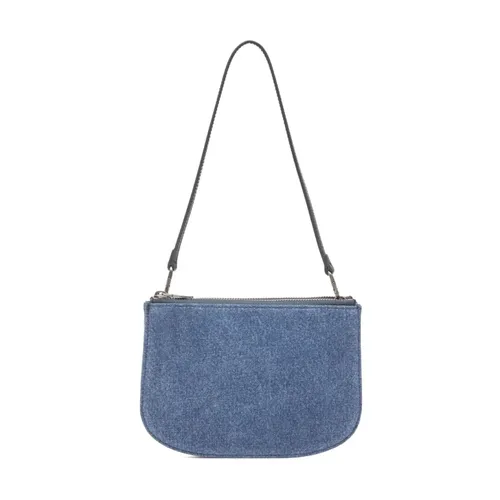 Denim Shoulder Bag with Two Compartments - Diesel - Modalova