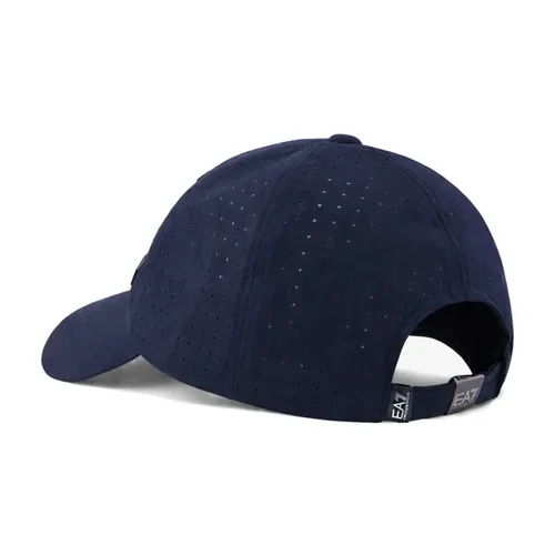 Cap with Visor and Logo Print - Emporio Armani EA7 - Modalova
