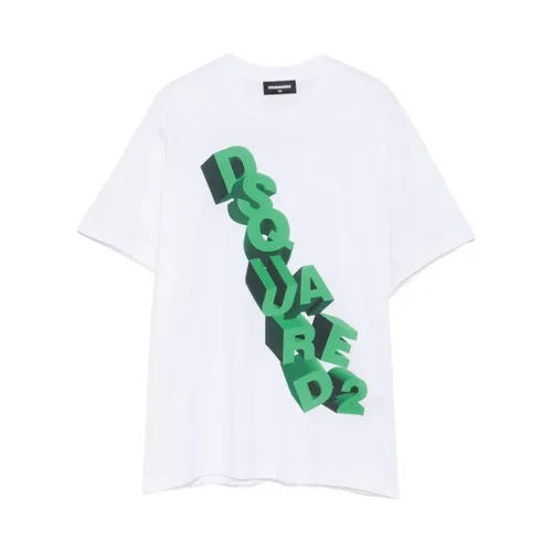 Logo Crew-Neck T-Shirt - Dsquared2 - Modalova