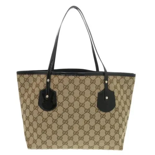 Pre-owned Canvas Tote Bag - Gucci Vintage - Modalova