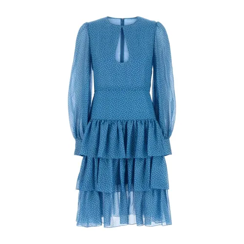 Printed Silk Dress - Valentino Garavani - Modalova