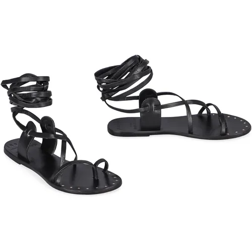 St Tropez Leather Sandals - Manebí - Modalova