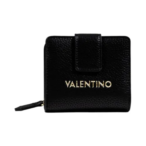 Zip and Button Wallet with Inside Pocket - Valentino - Modalova
