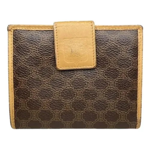 Pre-owned Leather Wallet - Celine Vintage - Modalova