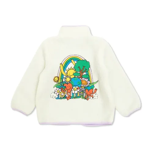 Fleece with a floral motif - Stella McCartney - Modalova