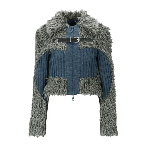 Shearling Zip-Up Sweater - Andersson Bell - Modalova