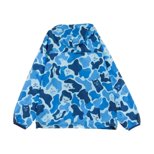 Camo Windbreaker Jacket - Ripndip - Modalova