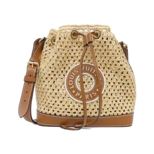 Pre-owned Raffia Bucket Bag - Louis Vuitton Vintage - Modalova