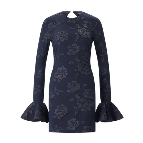 Mini vestido floral jacquard - Rotate Birger Christensen - Modalova