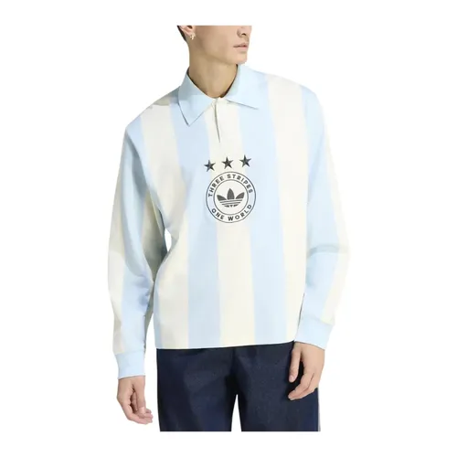Polo a maniche lunghe con grafica - Adidas - Modalova