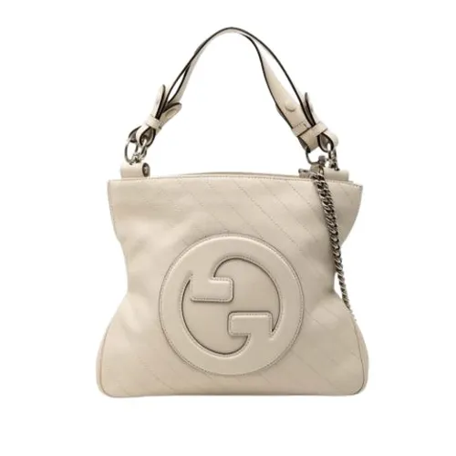 Pre-owned Leather Shoulder Bag - Gucci Vintage - Modalova
