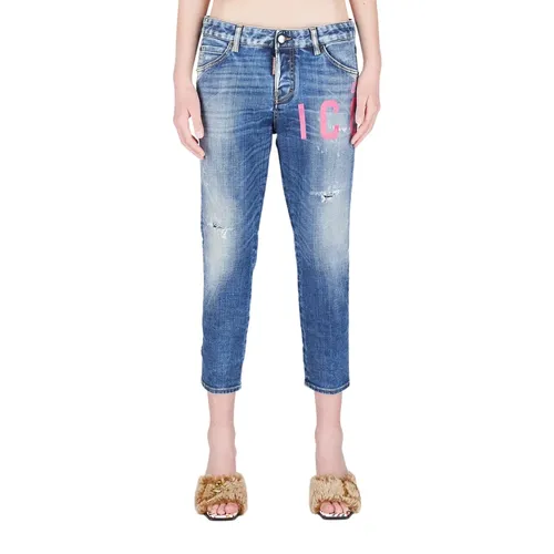 Icon Crop Jeans - Dsquared2 - Modalova