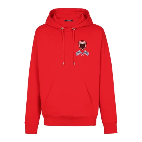 Racing hoodie - Balmain - Modalova