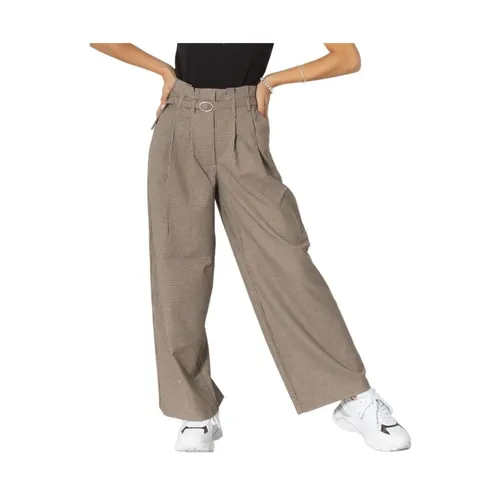 Beige Ankle Strap Trousers - Only - Modalova