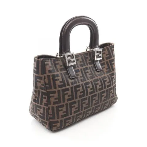 Pre-owned Zucca Tote Bag - Fendi Vintage - Modalova