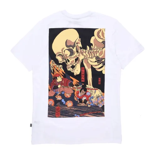 White Men's Tee with Unique Back Print - Dolly Noire - Modalova