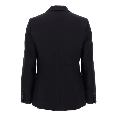 Single-breasted Wool Blazer - Ami Paris - Modalova