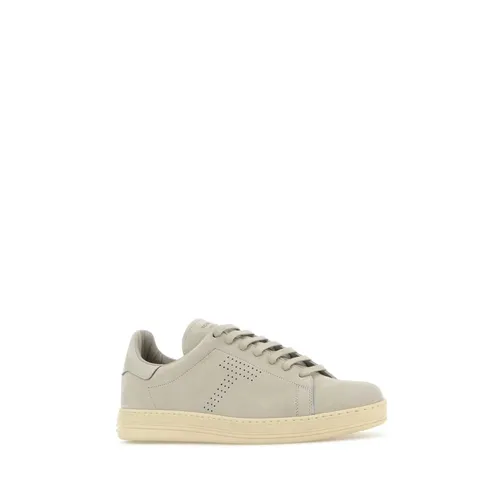 Light Grey Suede Warwick Sneakers - Tom Ford - Modalova
