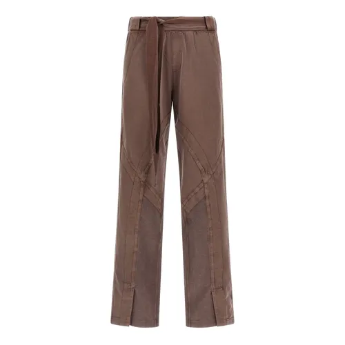 Front Split Pants - The Attico - Modalova