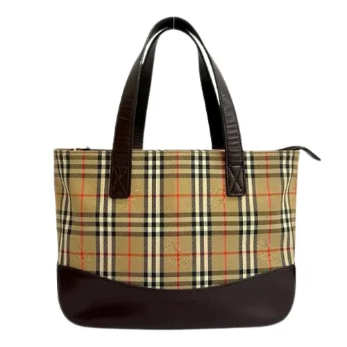 Pre-owned Leather Handbag - Burberry Vintage - Modalova