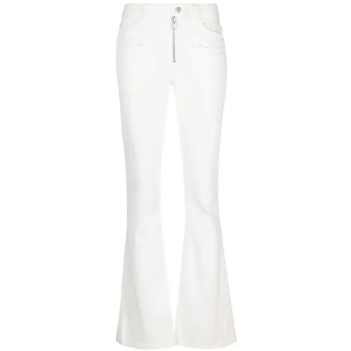 White Denim Flared Jeans - Courrèges - Modalova