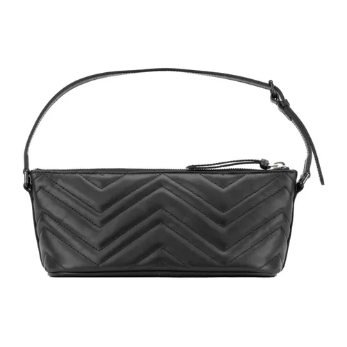 Quilted Leather Handbag with Zipper - Gucci - Modalova