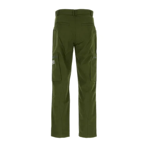 Pantaloni Cargo in Cotone Verde Oliva - Kenzo - Modalova