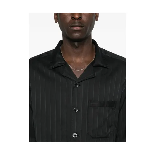 Herringbone Stripe Pajama Overshirt - Tom Ford - Modalova