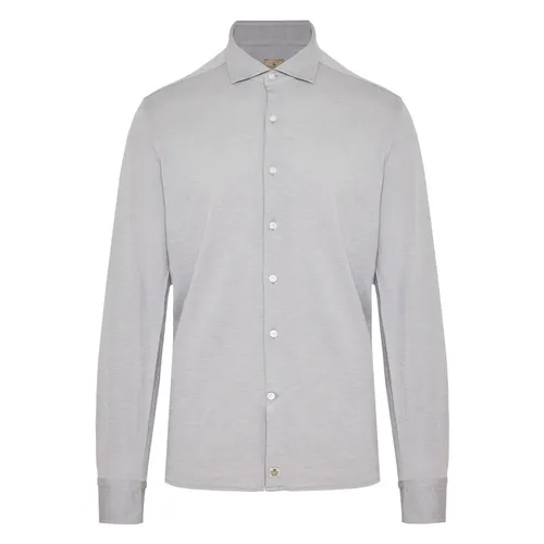 Cotton Lyocell Shirt Made in Italy - Sonrisa - Modalova