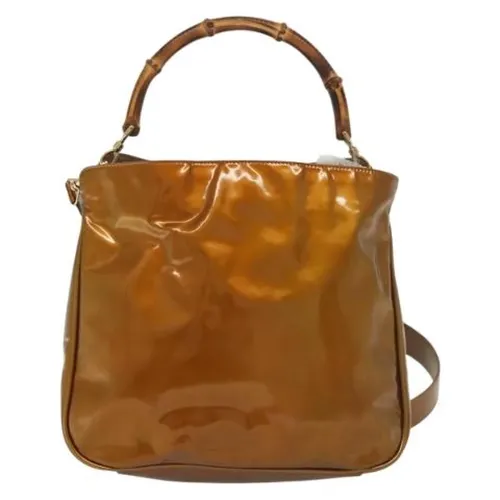 Pre-owned Leather Handbag - Gucci Vintage - Modalova
