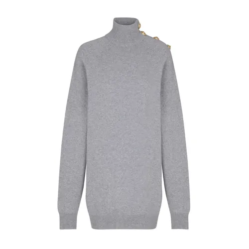 Mini Abito a Maglia in Cashmere - Balmain - Modalova