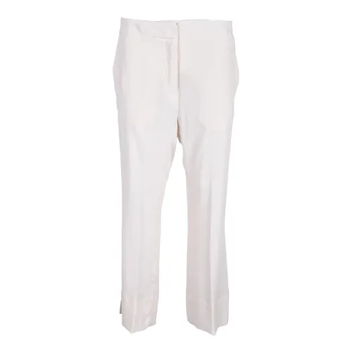 Silk Blend Trousers - Semicouture - Modalova