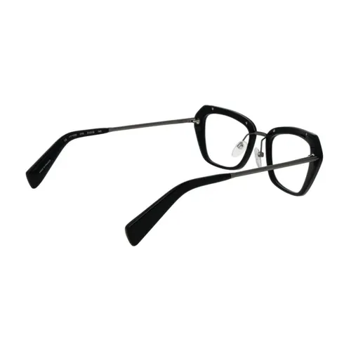 Stylish Black Rectangle Optical Frames - Yohji Yamamoto - Modalova