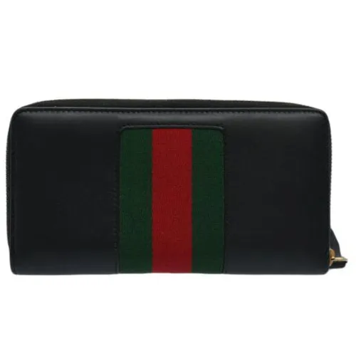 Pre-owned Leather Wallet - Gucci Vintage - Modalova