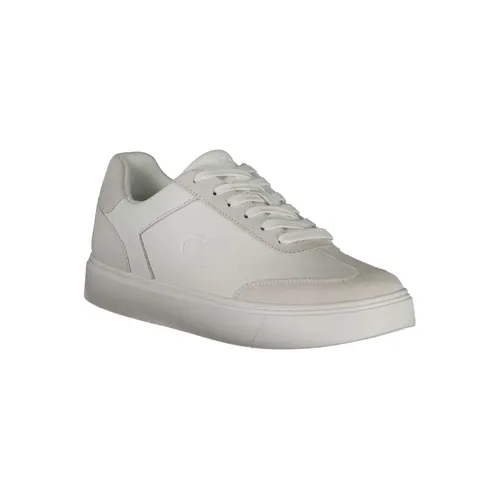 White Leather Men Sneaker - Calvin Klein - Modalova